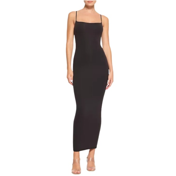 SKIMS Dresses & Skirts - SKIMS Fits Everybody Long Slipdress - Onyx Black